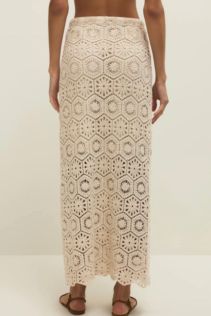 Raquel Lace Skirt Natural