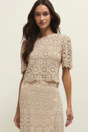 Raquel Lace Top Natural