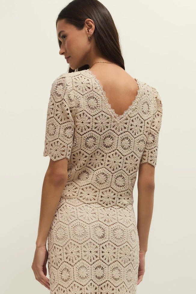 Raquel Lace Top Natural