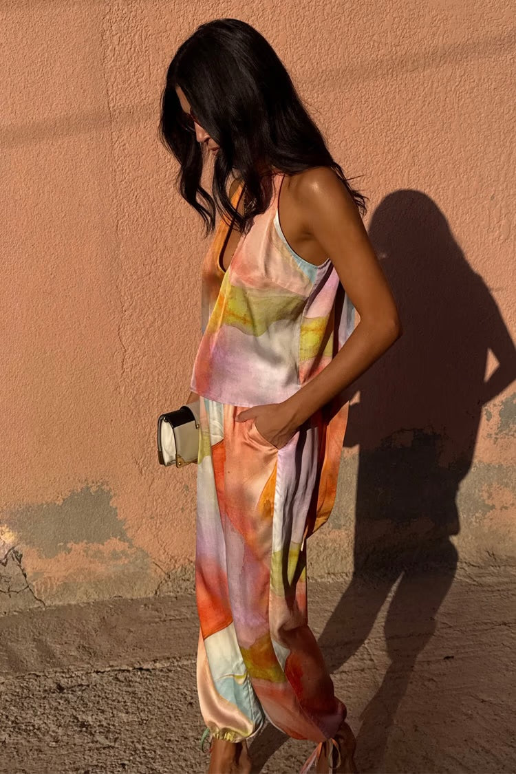 Abstract Lily Top