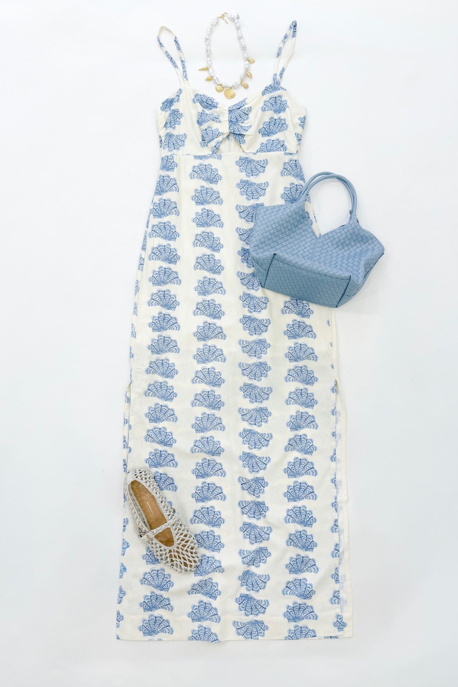 Aquario Linen Maxi Dress