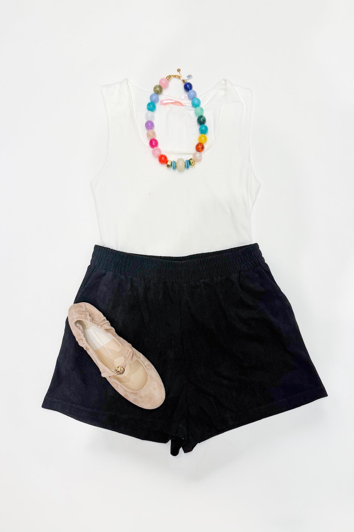 Scottie Suede Shorts Black