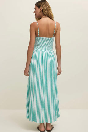 Bayside Striped Midi Dress La Palma