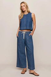 Daycation Denim Utility Pant Deep Water