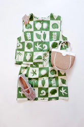 Ibiza Print Skirt Set