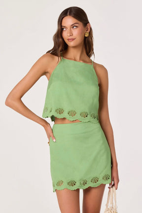 Taniya Skirt Green