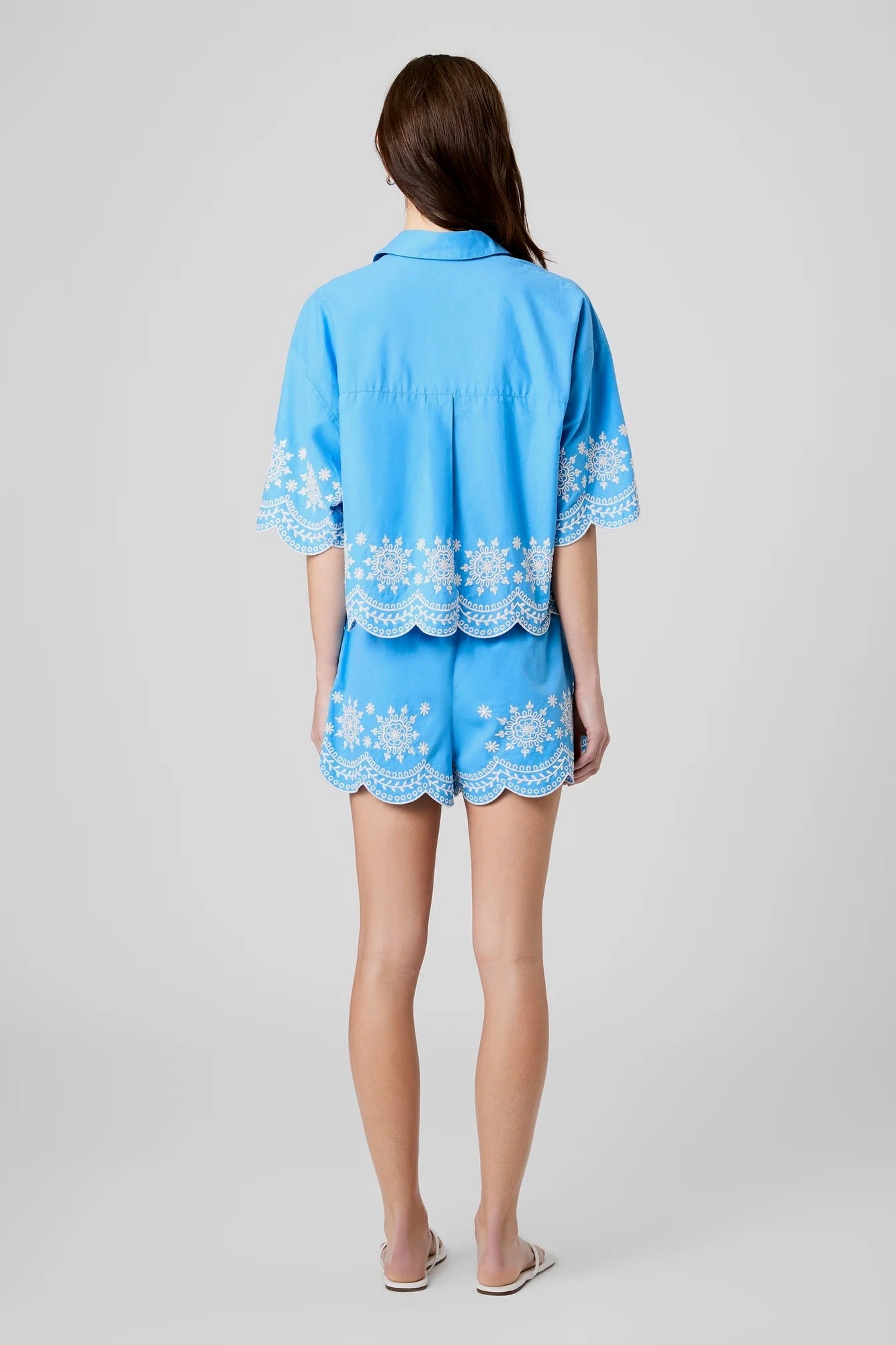 Alissa Cotton Embroidered Top