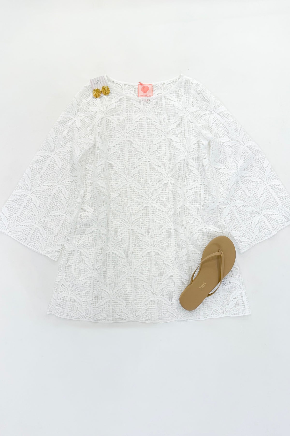 City of Palms Lace Cover Up Mini