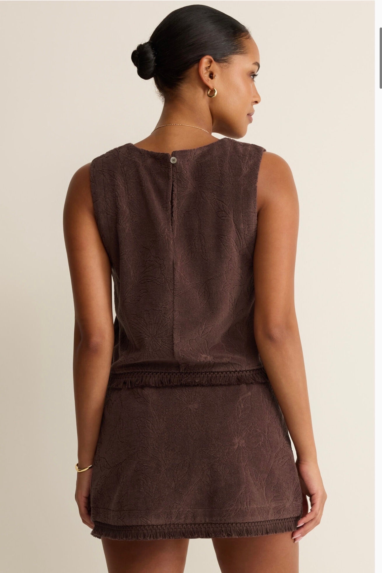 Canopy Wrap Skirt Chocolate
