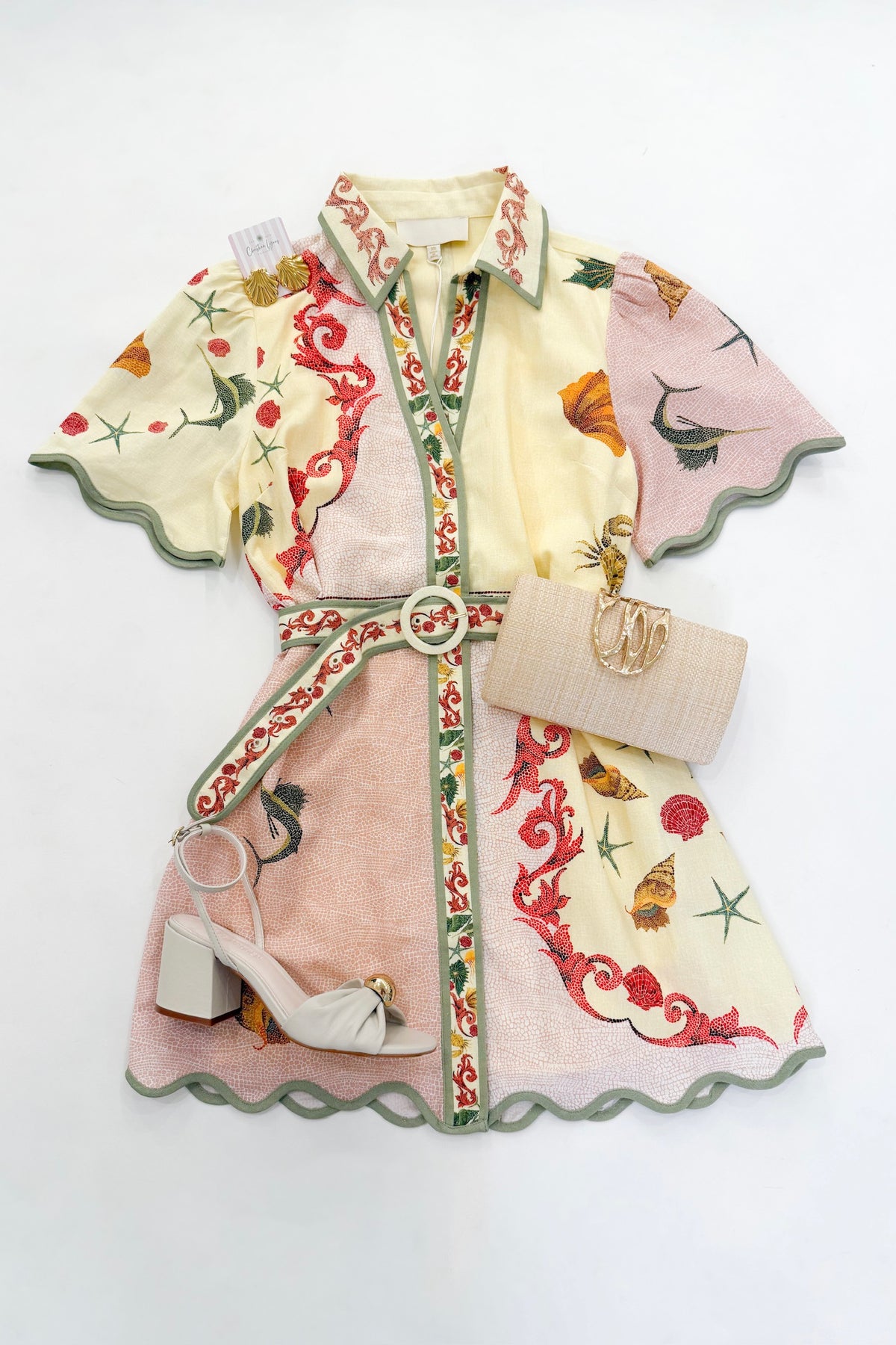 Poppy Dress Blush Shell