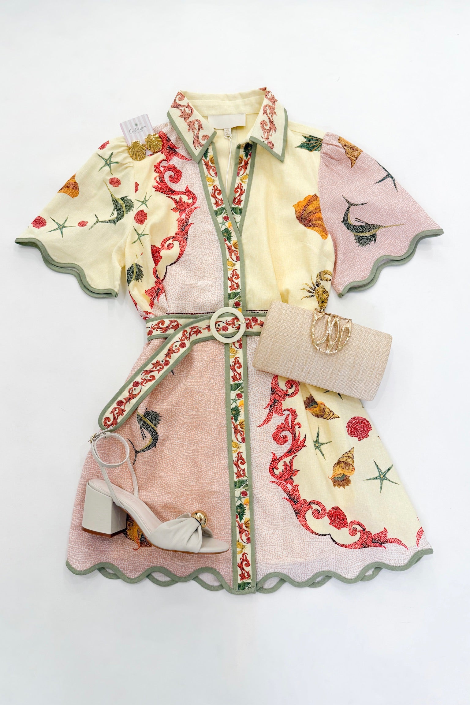 Poppy Dress Blush Shell