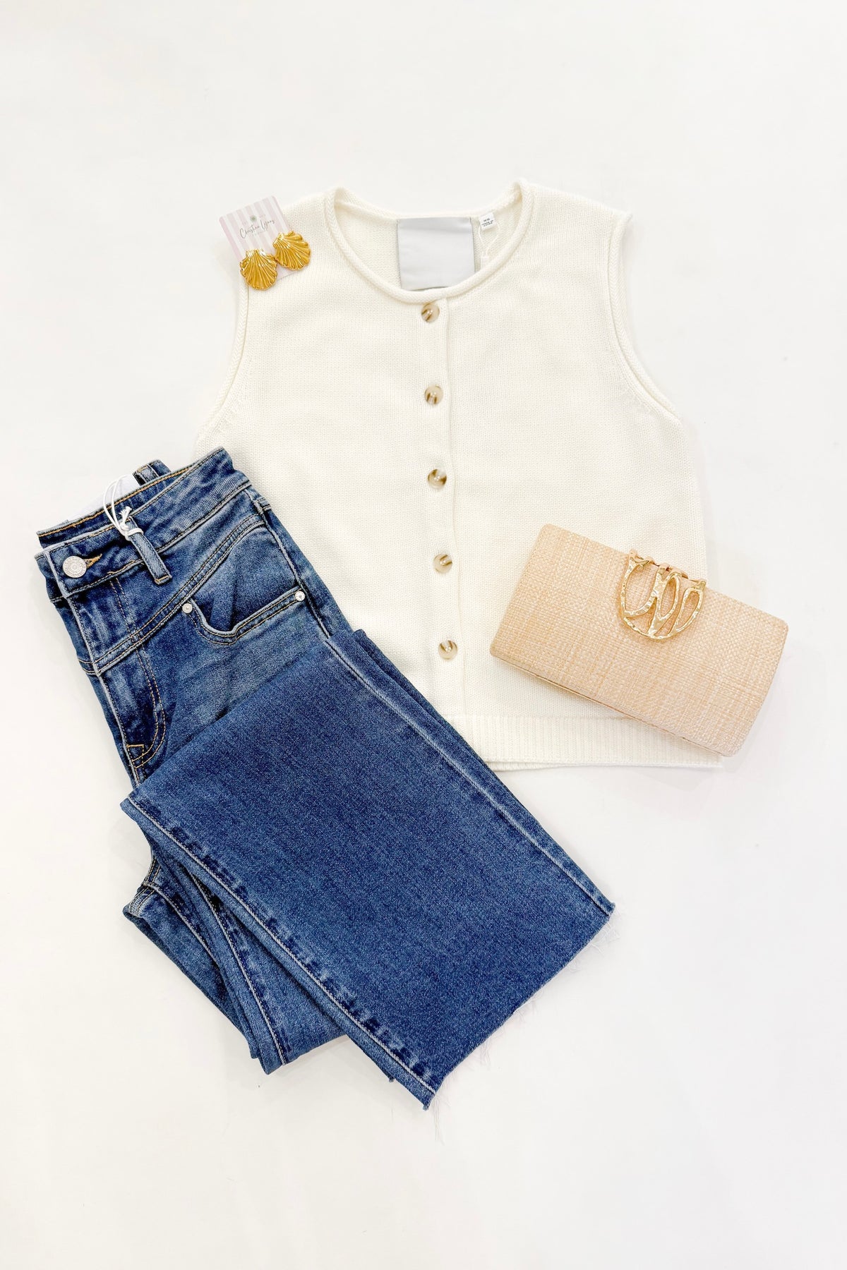 Marianna Rolled Edge Vest