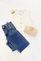 Marianna Rolled Edge Vest