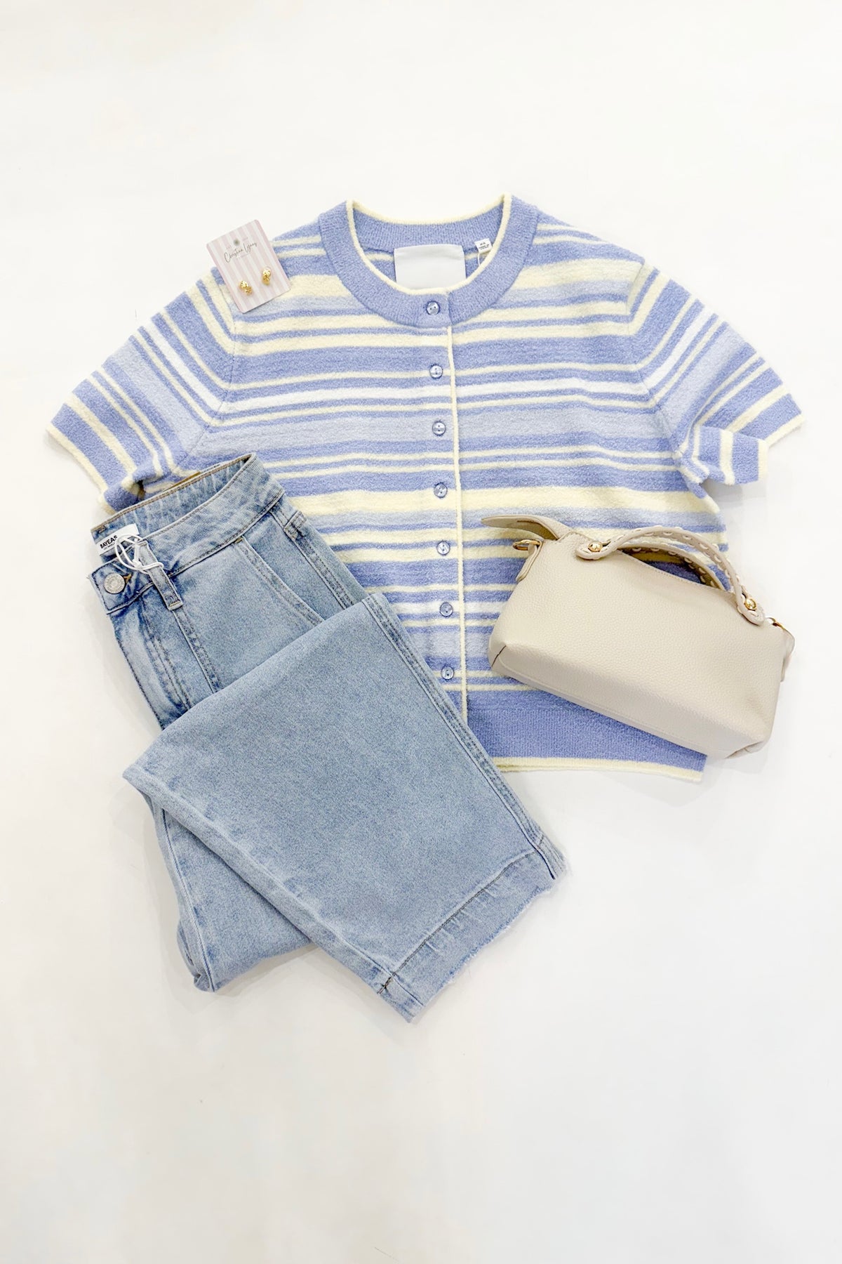 Rosamund Striped Cardigan