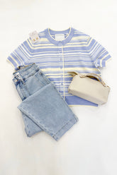 Rosamund Striped Cardigan