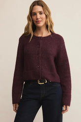 Breen Cardigan Merlot