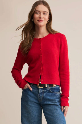 Medina Cardigan Festive Red