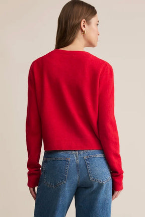 Medina Cardigan Festive Red