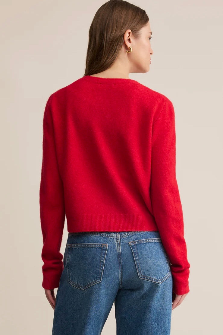 Medina Cardigan Festive Red