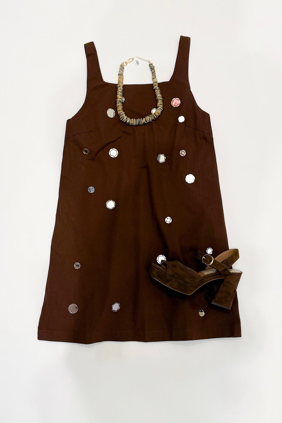 Meredith Dress Brown