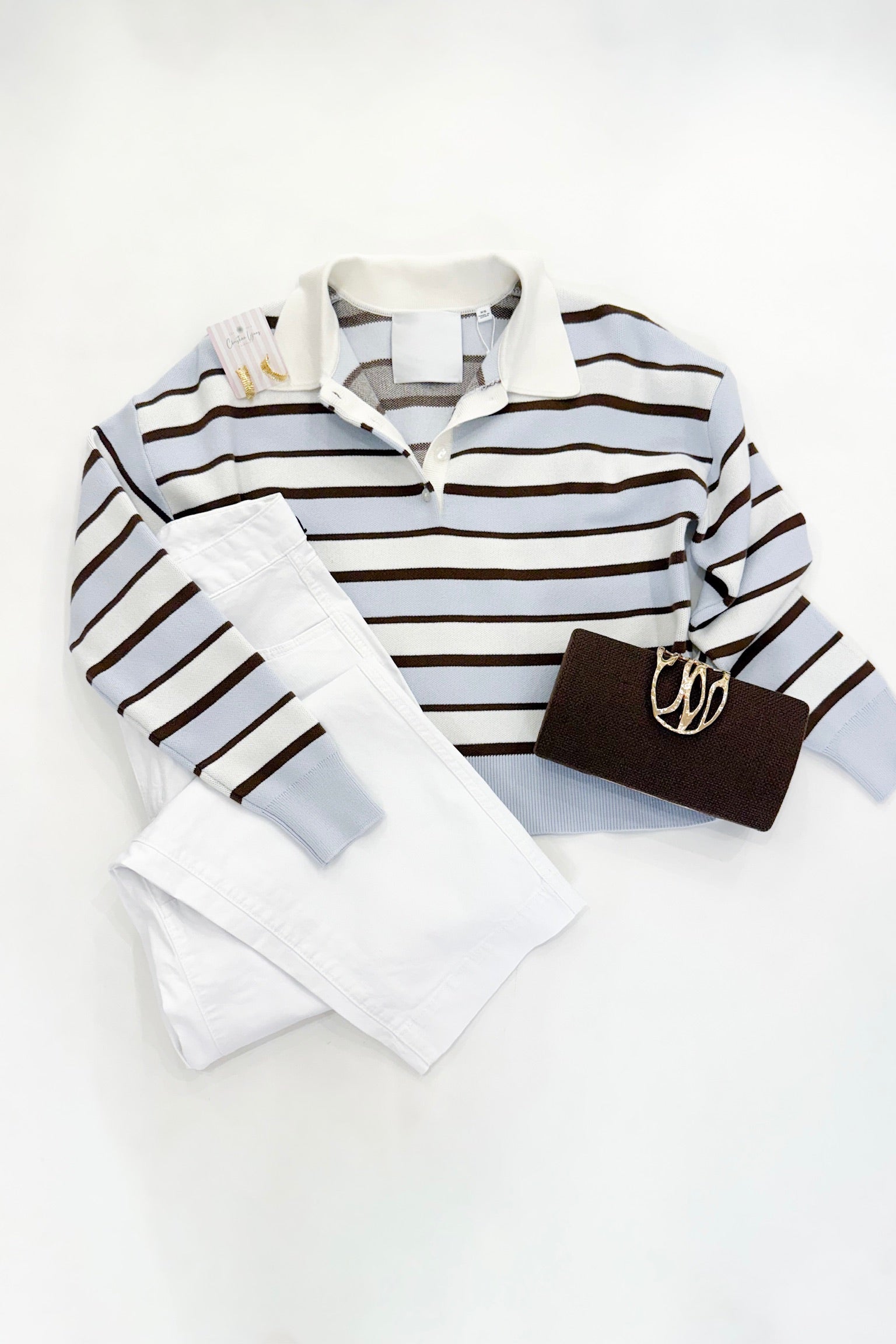 Seraphina Cropped Rugby Pullover
