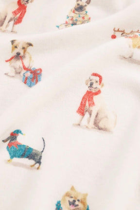 Cozy Up Pup Top White