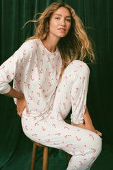 Cozy Candy Cane Set White