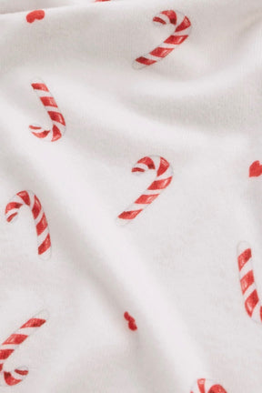 Cozy Candy Cane Set White