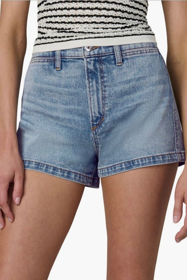 A Line Denim Short Vernal