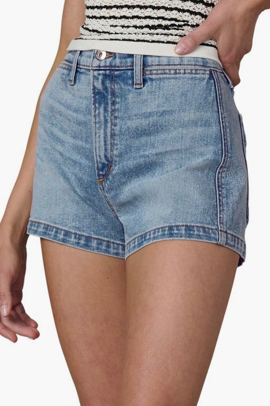 A Line Denim Short Vernal
