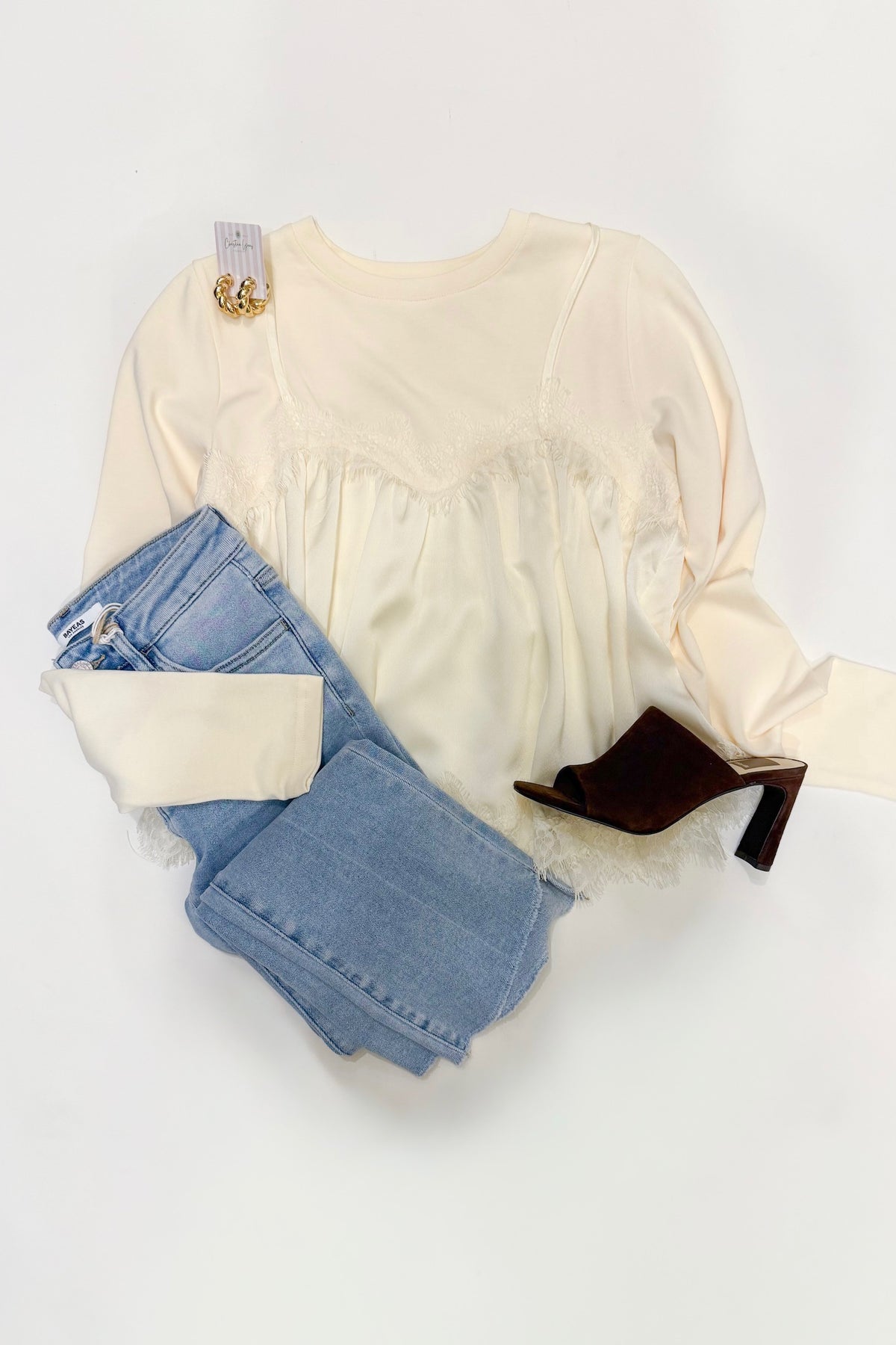 Lacie Top Cream