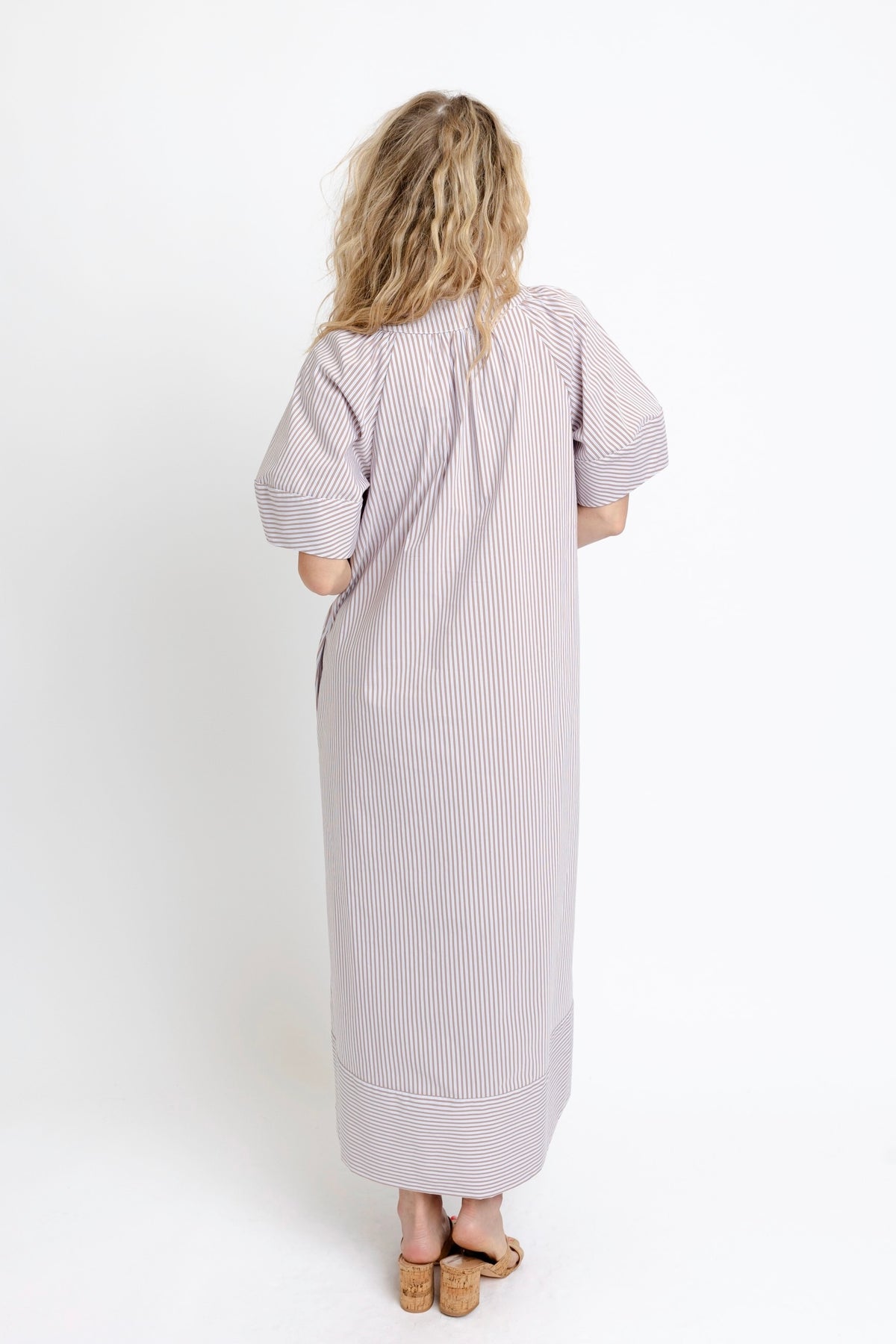 Kaylee Maxi Dress Blue Stripe