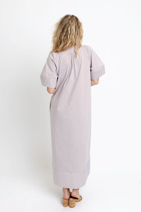 Kaylee Maxi Dress Blue Stripe