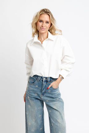 Macie Top White