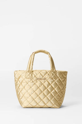 Micro Metro Tote Deluxe Light Gold Pearl Metallic
