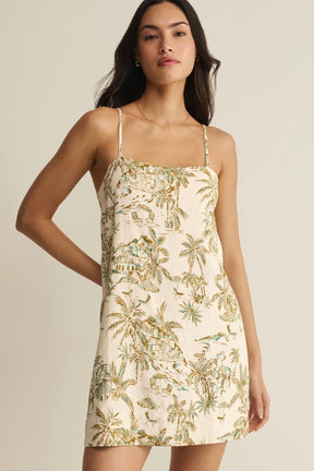 Maude Tiki Mini Dress
