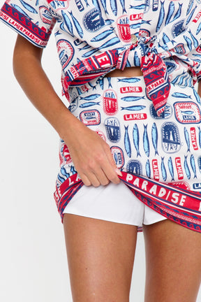 All Night Skort Sardine