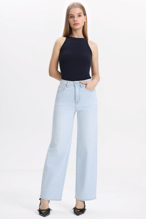 Camryn High Rise Tapered Denim